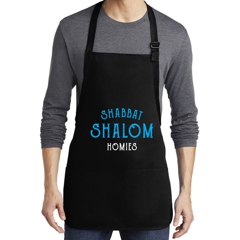 Vintage Shabbat Shalom Homies Jewish Medium-length Apron | Artistshot