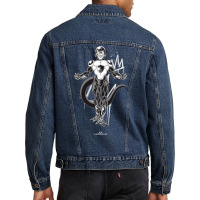 Animer Lover Gift Black Frieza Men Denim Jacket | Artistshot