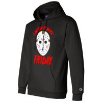 Halloween I Wish It Was Friday - Scary Hockey Mask Champion Hoodie | Artistshot