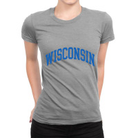 Wisconsin Ladies Fitted T-shirt | Artistshot