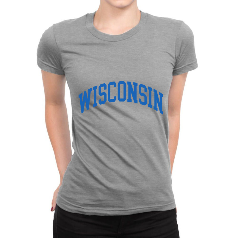 Wisconsin Ladies Fitted T-Shirt by liamoliver043 | Artistshot