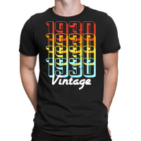 Vintage Since 1930 Old Men Women Retro Sunset T-shirt | Artistshot