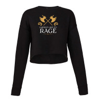 Rage Barbarian Barbarians Warrior Fighter Tabletop Rpg Addict Cropped Sweater | Artistshot