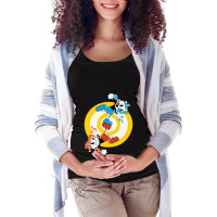 Cuphead And Mugman Maternity Scoop Neck T-shirt | Artistshot