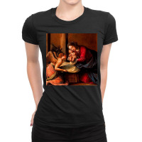 The Nativity Christmas Nativity Scene Ladies Fitted T-shirt | Artistshot