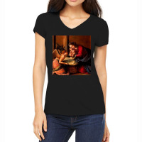 The Nativity Christmas Nativity Scene Women's V-neck T-shirt | Artistshot