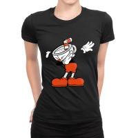 Cuphead Dabbing - Funny Dab Ladies Fitted T-shirt | Artistshot