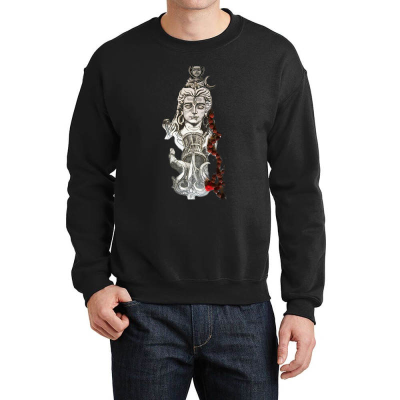 Lord Shiva Art Crewneck Sweatshirt | Artistshot