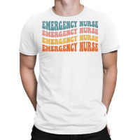 Groovy Emergency Room Nurse Tech Emergency Department Nurse T Shirt T-shirt | Artistshot