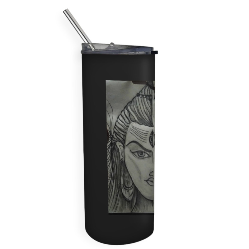 Lord Shiva Art Skinny Tumbler | Artistshot