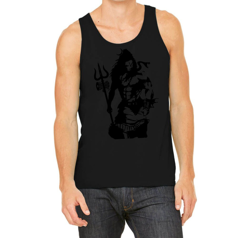 Lord Shiva Art Angry Trishul Tank Top | Artistshot