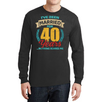 Married For 40 Years 40th Wedding Anniversary Premium Long Sleeve Shirts | Artistshot