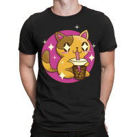 Boba Tea Cat Bubble Tea Kawaii Japanese Anime Neko-frb8h T-shirt | Artistshot