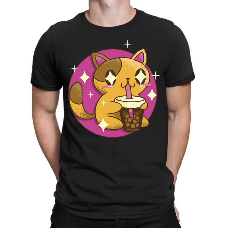 Boba Tea Cat Bubble Tea Kawaii Japanese Anime Neko-frb8h T-shirt | Artistshot