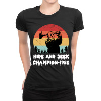 Hide And Seek Champion 1980 Ladies Fitted T-shirt | Artistshot