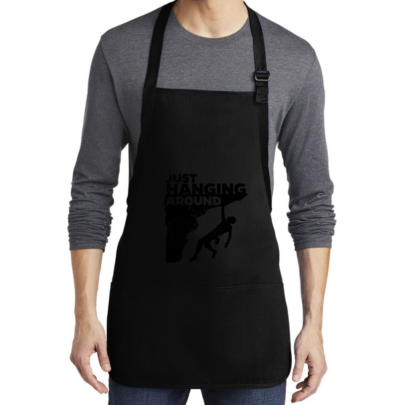 Statement Adventure Bouldering Rock Climbing Medium-length Apron | Artistshot