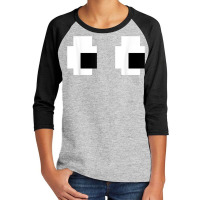 Retro Arcade Game Ghost 80s 8 Bit Halloween Group Costume T Shirt Youth 3/4 Sleeve | Artistshot