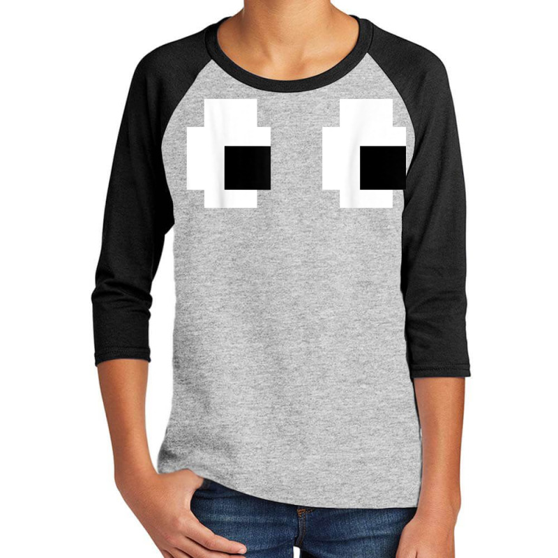 Retro Arcade Game Ghost 80s 8 Bit Halloween Group Costume T Shirt Youth 3/4 Sleeve by nataeqisul | Artistshot