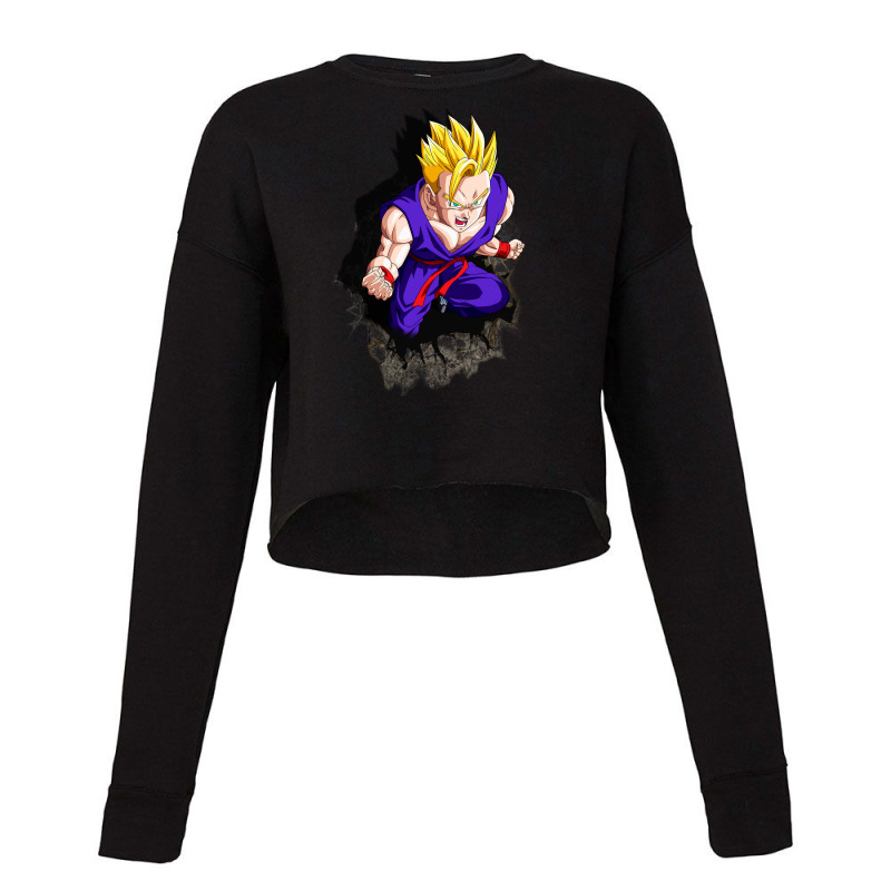 Dragon Ballz Gohan Cropped Sweater by Rosiana | Artistshot