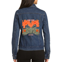 Gifts Idea Video Cuphead Games Love You Ladies Denim Jacket | Artistshot