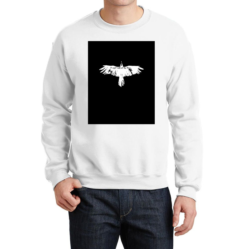 The Crow- It Cant_t Rain All The Time Graphic Crewneck Sweatshirt by JENNIFERTRUJILLO | Artistshot