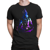 Adiyogi Meditating Galaxy Art T-shirt | Artistshot