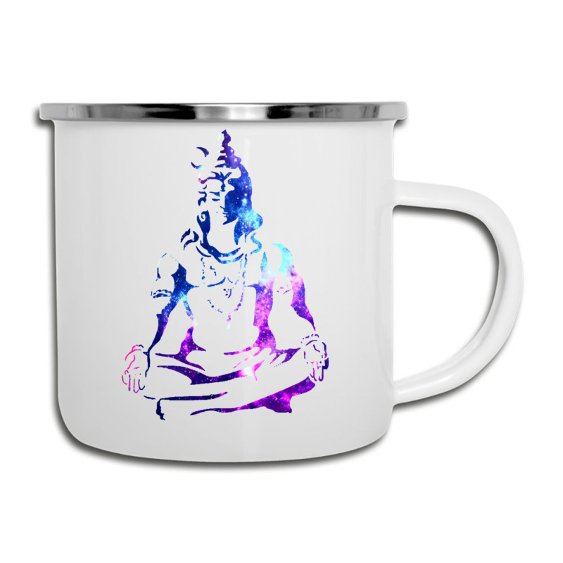 Adiyogi Meditating Galaxy Art Camper Cup | Artistshot