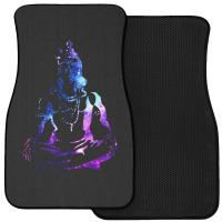 Adiyogi Meditating Galaxy Art Front Car Mat | Artistshot