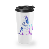 Adiyogi Meditating Galaxy Art Travel Mug | Artistshot