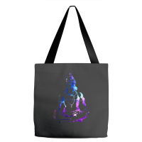 Adiyogi Meditating Galaxy Art Tote Bags | Artistshot