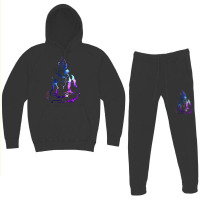 Adiyogi Meditating Galaxy Art Hoodie & Jogger Set | Artistshot