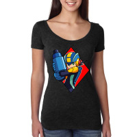 Mega Man Battle Network Women's Triblend Scoop T-shirt | Artistshot