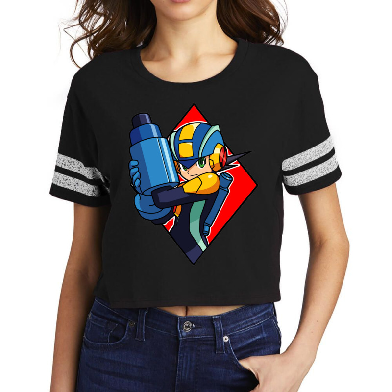 Mega Man Battle Network Scorecard Crop Tee by cm-arts | Artistshot