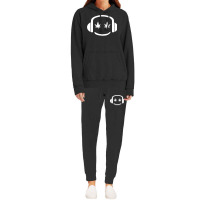 Dj High On Music Headphones Cannabis Chills Musicians Gift Hoodie & Jogger Set | Artistshot