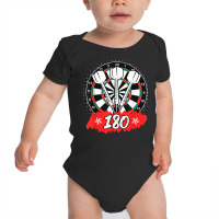 Darts 180 Dartboard 180 In Darts T Shirt Baby Bodysuit | Artistshot