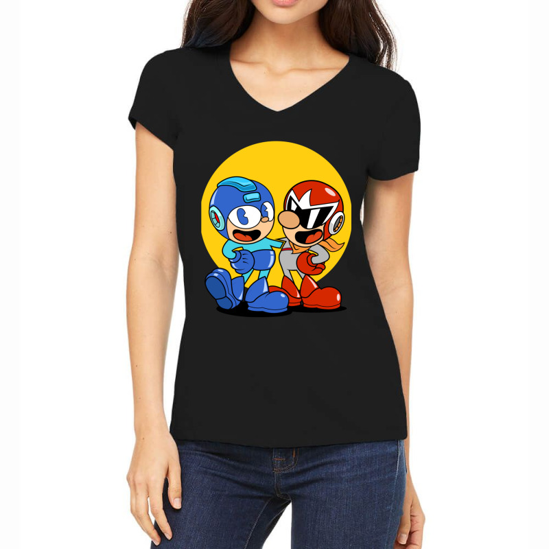 Mens My Favorite Game Cuphead Run And Shoot Gifts Music Fans Women's V-Neck T-Shirt by cm-arts | Artistshot