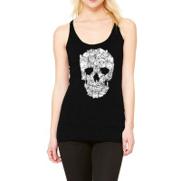 Cat Skull Kitty Skeleton Halloween Costume Idea Racerback Tank | Artistshot