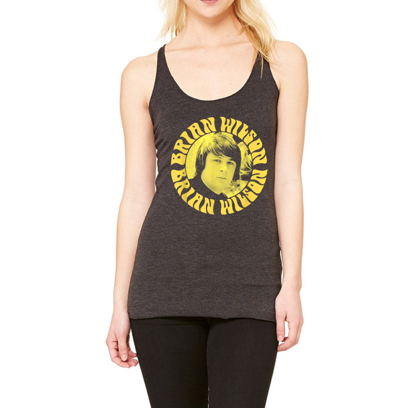 Brian Wilson – Yellow Headshot T Shirt Racerback Tank by cm-arts | Artistshot