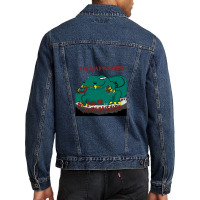 Dead Milkmen Big Lizard Men Denim Jacket | Artistshot