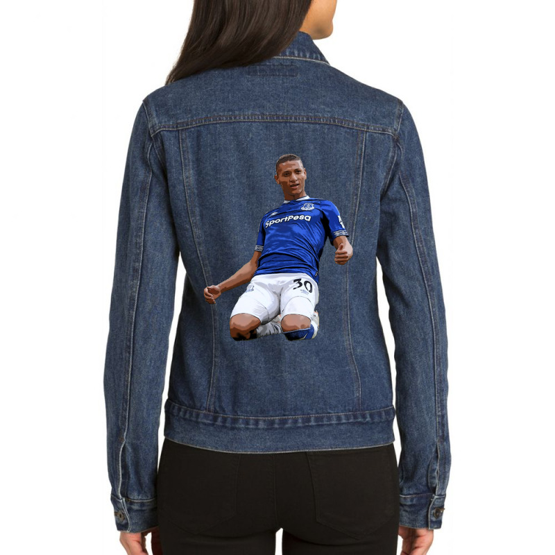 Richarlison Celebration Classic Ladies Denim Jacket by BlaineHuynh | Artistshot