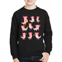 Pack Cute Axolotl  Design Me Loves Axolotl Youth Sweatshirt | Artistshot