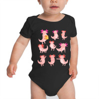 Pack Cute Axolotl  Design Me Loves Axolotl Baby Bodysuit | Artistshot