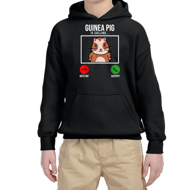 Guinea Pig Is Calling Guine Pig Lover Pig Owner Animals T Shirt Youth Hoodie | Artistshot