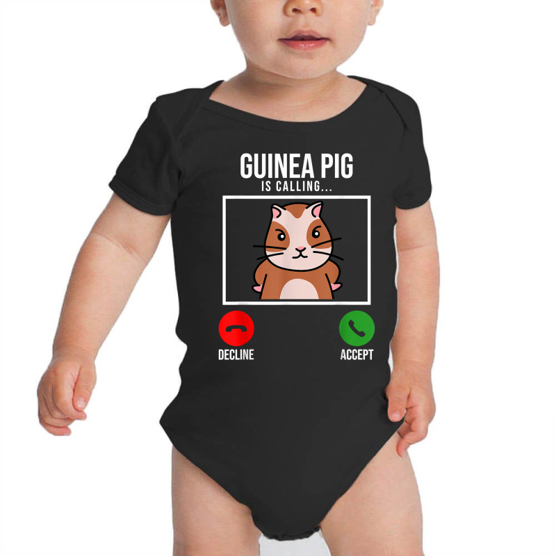 Guinea Pig Is Calling Guine Pig Lover Pig Owner Animals T Shirt Baby Bodysuit | Artistshot