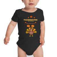 Thanksgiving Turkey Dinner My Favorite Dinner Baby Bodysuit | Artistshot