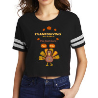 Thanksgiving Turkey Dinner My Favorite Dinner Scorecard Crop Tee | Artistshot