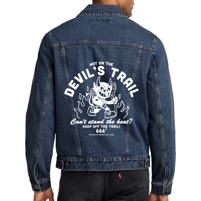 The Devil_s Trail The Cuphead Tv Series Men Denim Jacket by cm-arts | Artistshot