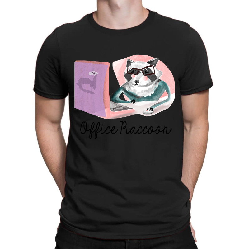 Office Raccoon (2) T-shirt | Artistshot