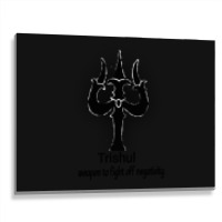 Trishul Art Work Metal Print Horizontal | Artistshot