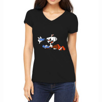 Lover Gift Multiplayer Cuphead Video Game Gifts For Movie Fan Women's V-neck T-shirt | Artistshot